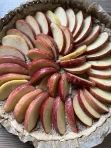 Rezept Apfel Nuss Tarte lowcarb keto glutenfrei