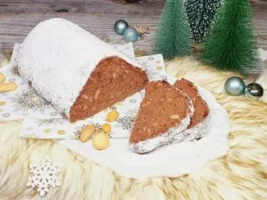 Rezept Nuketo Nuss-Mix Stollen lowcarb keto glutenfrei