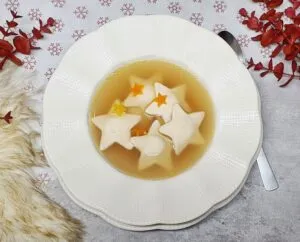 Rezept Ricotta Schnittlauch Stern-Ravioli lowcarb keto glutenfrei