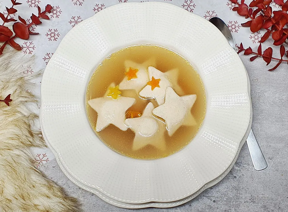 Rezept Ricotta Schnittlauch Stern-Ravioli lowcarb keto glutenfrei