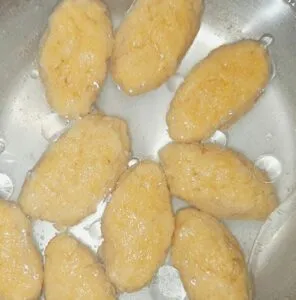 Rezept Falsche Grießnockerl lowcarb keto glutenfrei