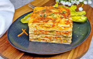 Rezept Ricotta-Karotten-Huhn-Ei Lasagne low carb keto glutenfrei