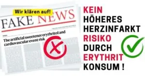 Erythrit & Herzinfarkt Wir klären auf, was die Studie tatsächlich aussagt