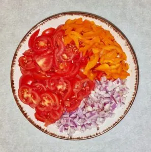 Rezept Tomaten Paprika Kraut low-carb keto glutenfrei