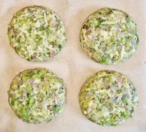 Rezept Broccoli Speck Laibchen low-carb keto glutenfrei