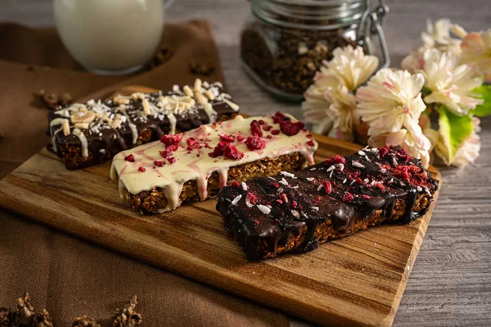 Rezept Müsliriegel low-carb keto glutenfrei