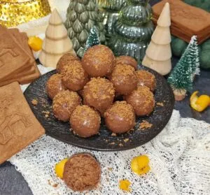 Rezept Spekulatius Orangen Kugeln low-carb keto glutenfrei