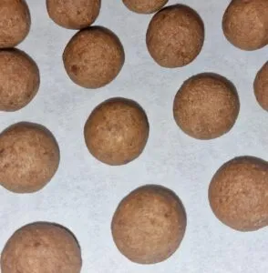 Rezept Spekulatius Orangen Kugeln low-carb keto glutenfrei