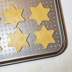 Rezept Ischler Marzipan Sterne low-carb keto glutenfrei