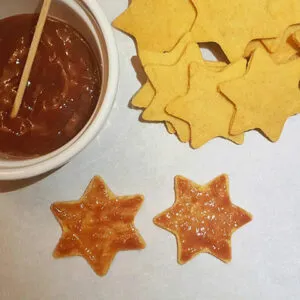 Rezept Ischler Marzipan Sterne low-carb keto glutenfrei