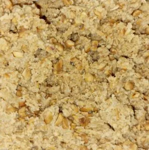 Rezept Karamell Erdnuss Müsli Granola low-carb keto glutenfrei