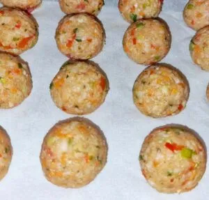 Rezept Garnelenbällchen low-carb keto glutenfrei