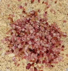 Rezept pikantes spicy Speck Müsli low-carb keto glutenfrei