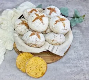 Rezept Karotten Quark Brötchen low-carb keto glutenfrei