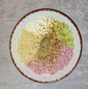 Rezept Schinken Käse Schnecken low-carb keto glutenfrei