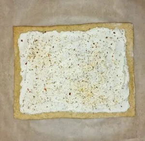 Rezept Sauerkraut Speck Flammkuchen low-carb keto glutenfrei