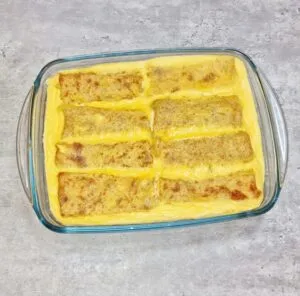Rezept Topfenpalatschinken überbacken mit Vanillesauce low-carb keto glutenfrei