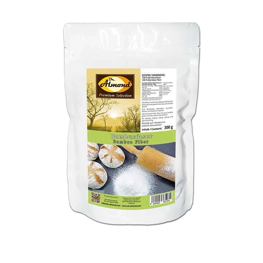 Bambusfaser Ballaststoffmehl low carb glutenfrei
