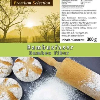 Bambusfaser Ballaststoffmehl low carb glutenfrei