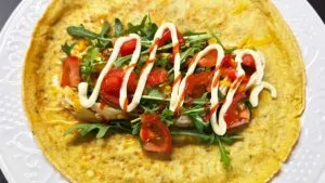 Rezept Herzhaftes Protein-Omelett keto low-carb proteinreich