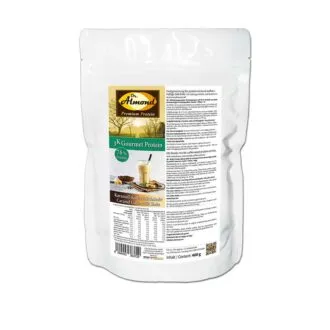 3K Gourmet Protein KARAMELL KAFFEE MILCHSHAKE Mehrkomponenten Proteinshake | Keto Proteinkaffee | 76 % Protein | vegetarisch |