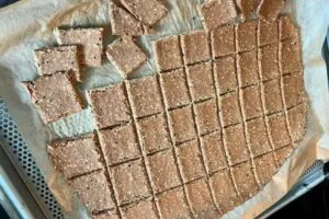 Rezept Cracker im Asia-Syle low-carb glutenfrei keto