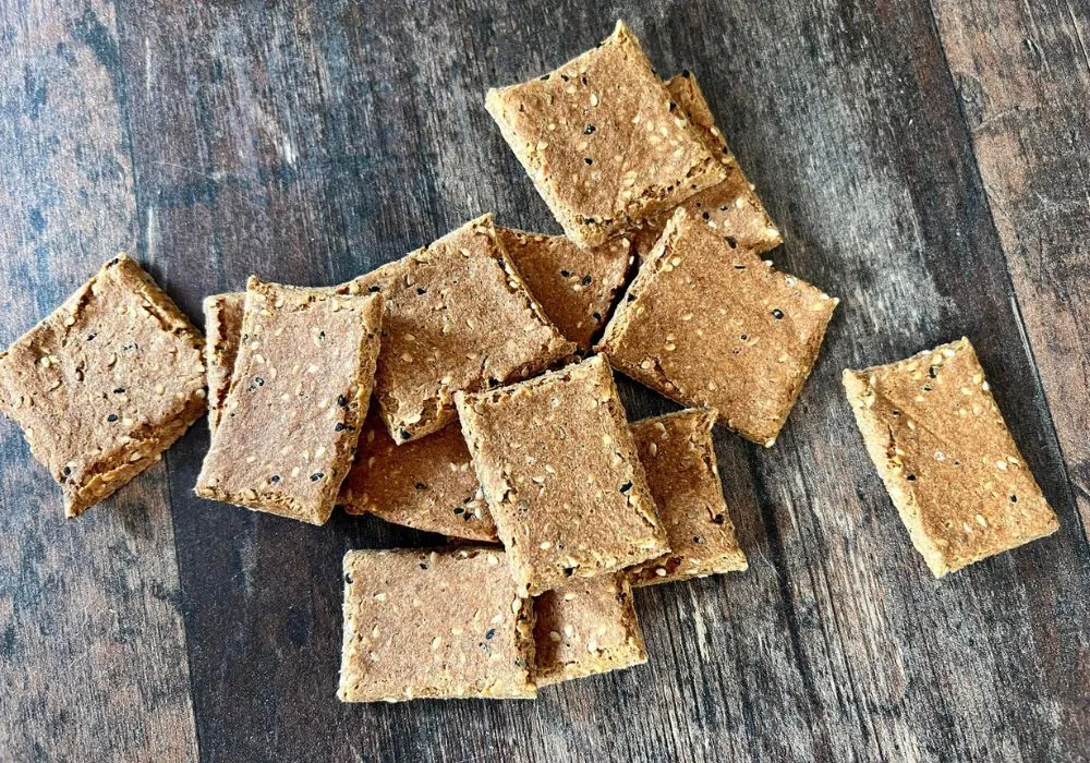 Rezept Cracker im Asia-Syle low-carb glutenfrei keto