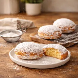 Mini-Berliner & Donuts Backmischung low carb glutenfrei Krapfen zuckerfrei zum Frittieren